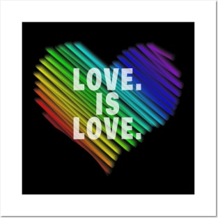 Lgbt Pride Love Is Love Gay Lesbian Pride Posters and Art